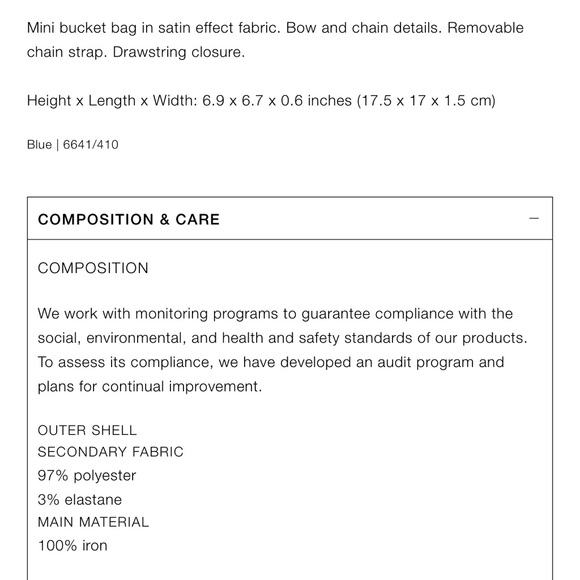 Zara mini bucket bag with bows - Picture 9 of 9